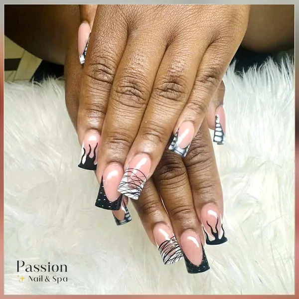 Nail design at Passion Nail Spa